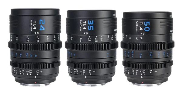 Sirui Vision Prime T1.4 Full-Frame Cine Lens  24-35-50 mm schwarz