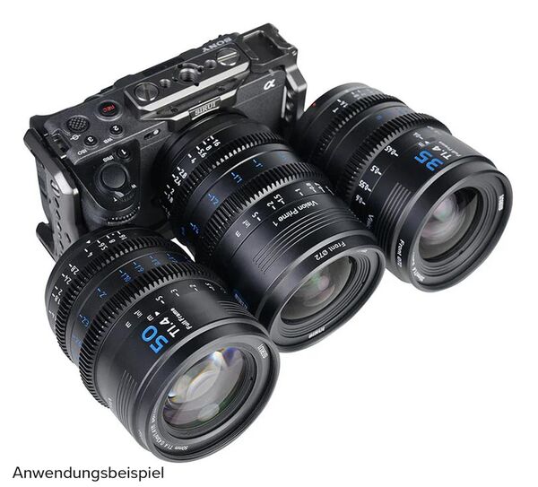 Sirui Vision Prime T1.4 Full-Frame Cine Lens  24-35-50 mm schwarz