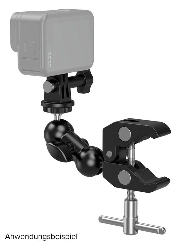 SmallRig 1138B Crab Shaped Clamp Kit w/ Ball Head Magic Arm 