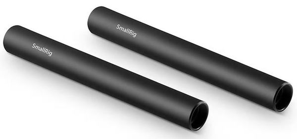 SmallRig 15mm Aluminiumlegierung Rods schwarz 2 Stück M12  4 Zoll