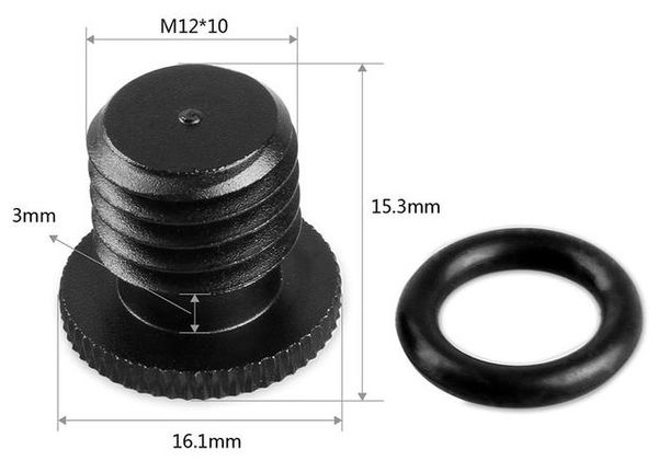 SmallRig 15mm Rodkappe 4 Stück 1617  M12
