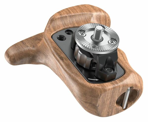 SmallRig 1891 Left Side Wooden Grip with Arri Rosette 