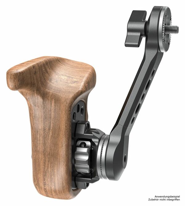 SmallRig 1891 Left Side Wooden Grip with Arri Rosette 
