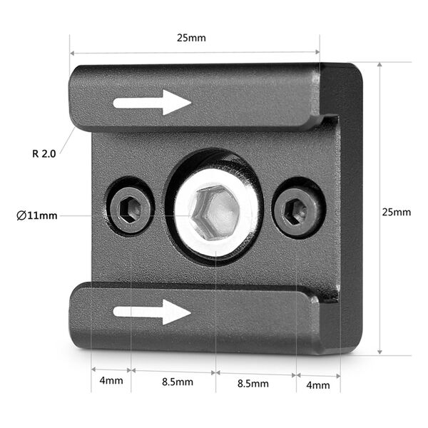 SmallRig 2060 Cold Shoe (2pcs Pack) 