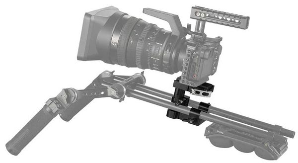 SmallRig 2092 Universal 15mm Rail Support System Baseplate 