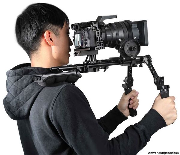 SmallRig 2092 Universal 15mm Rail Support System Baseplate 