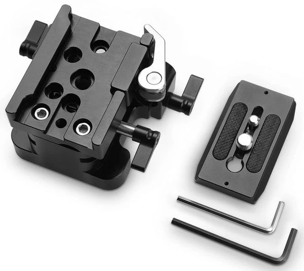 SmallRig 2092 Universal 15mm Rail Support System Baseplate 