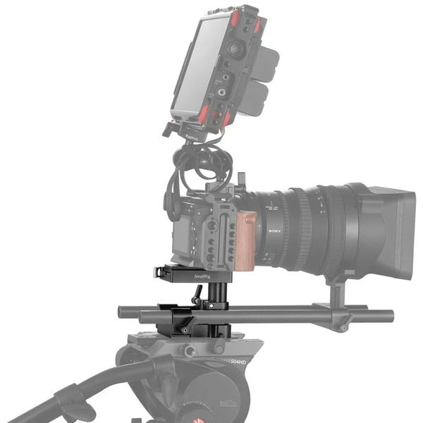 SmallRig 2092 Universal 15mm Rail Support System Baseplate 