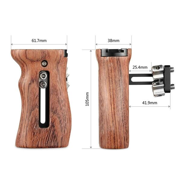 SmallRig 2093 Wooden Universal Side Handle 