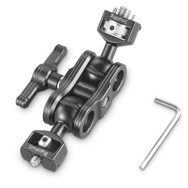 SmallRig 2115 Magic Arm with Double Ballheads( Arri locating Pins and  Zoll Screw ) 