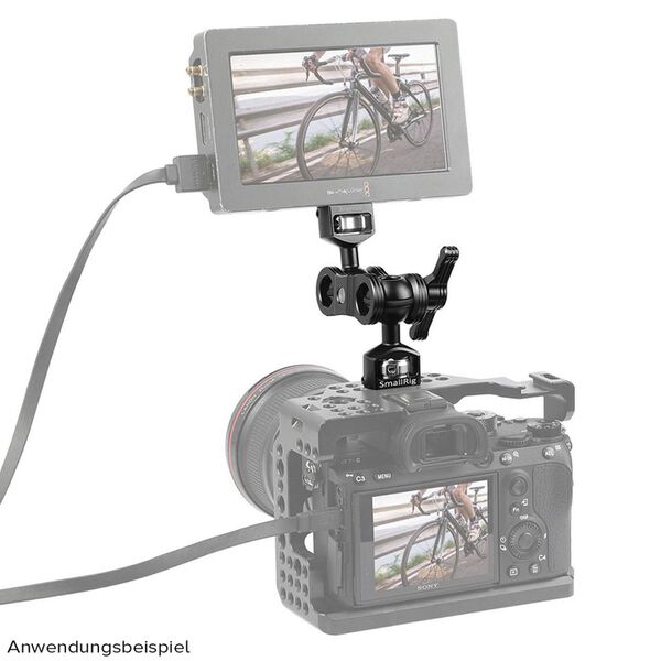 SmallRig 2115 Magic Arm with Double Ballheads( Arri locating Pins and  Zoll Screw ) 