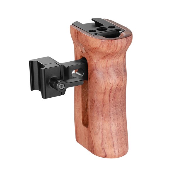 SmallRig 2187C Seitengriff aus Holz mit NATO-Klemme 