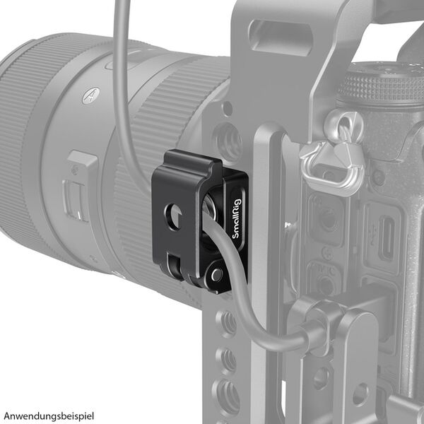 SmallRig 2418 universelle Kabelklemme selbstschließend (2 Stück) 