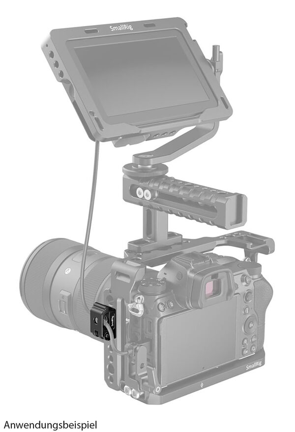 SmallRig 2418 universelle Kabelklemme selbstschließend (2 Stück) 