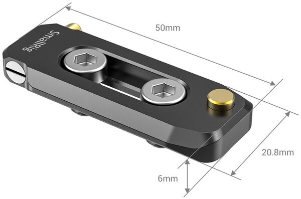 SmallRig 2468 Low Profile NATO Schiene 50mm 
