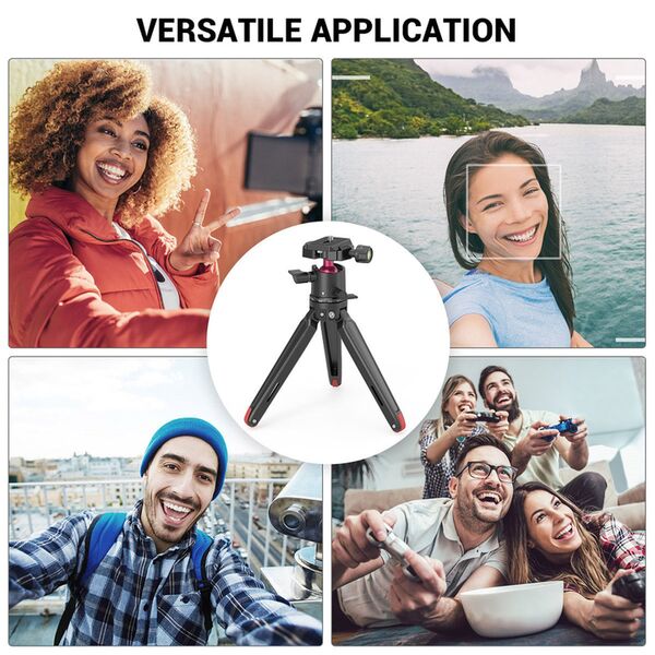 SmallRig 2664 Tabletop Mini Stativ mit Panorama Kugelkopf 