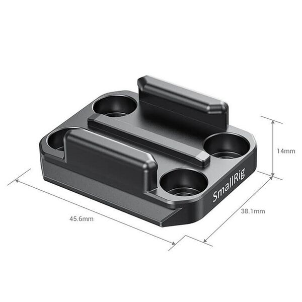 SmallRig 2668 Buckle Adapter with Arca Quick Release Plate for GoPro Cameras 