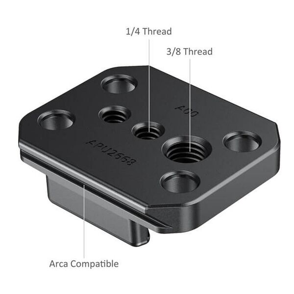 SmallRig 2668 Buckle Adapter with Arca Quick Release Plate for GoPro Cameras 