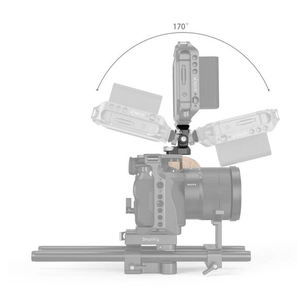 SmallRig 2903 Monitorhalterung mit ARRI-Schraubhalterung 