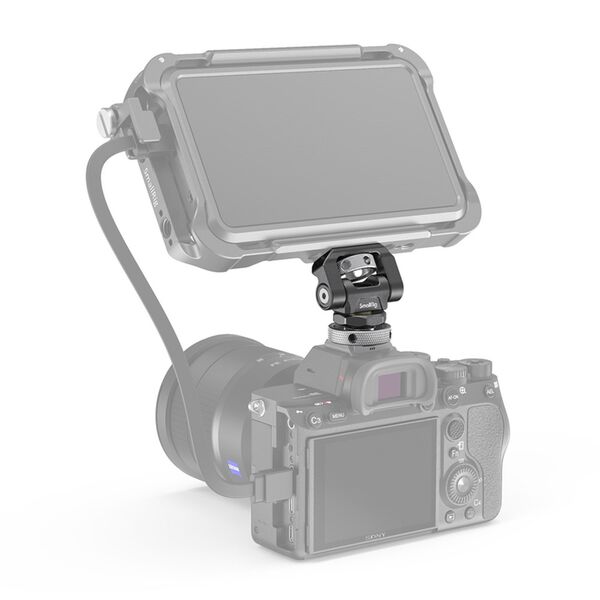 SmallRig 2905B Schwenk- und neigbare Monitorhalterung mit Cold Shoe Mount 