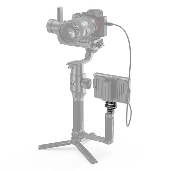 SmallRig 2905B Schwenk- und neigbare Monitorhalterung mit Cold Shoe Mount 