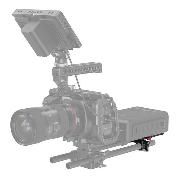 SmallRig 3016 V-Akkuplatte mit doppelter 15-mm-Stabklemme 