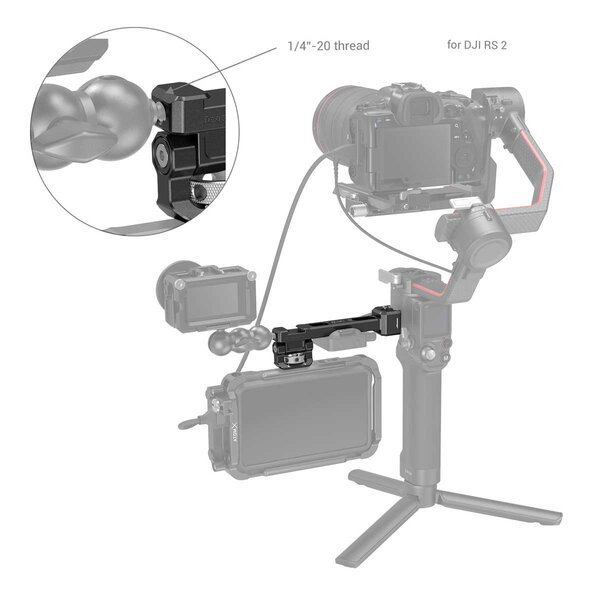 SmallRig 3026B Monitorhalterung für DJI RS2/RSC2/RS3/RS3 Pro/RS3 mini - Retourenware 