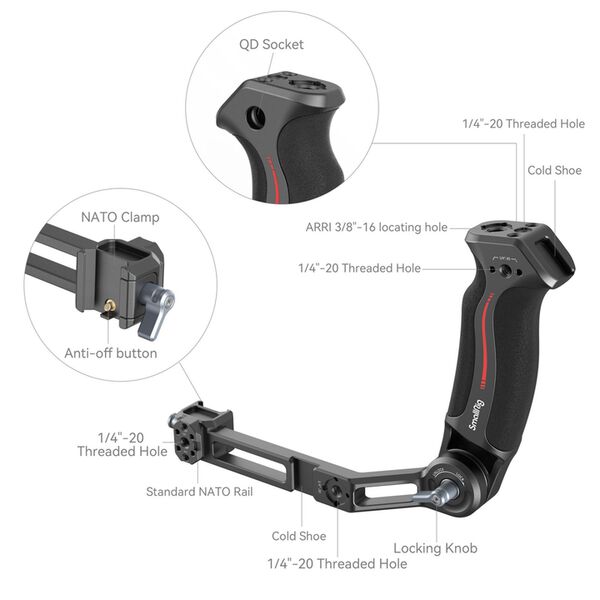 SmallRig 3028c Sling Handgrip for DJI RS 2/RSC 2 RS 3 / RS 3 Pro/RS 3 mini 