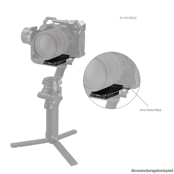 SmallRig 3061 Quick Release Plate with Arca Swiss for DJI RS 2/RSC 2 