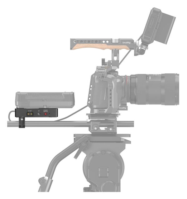 SmallRig 3204B Advanced V-Mount Battery Mount Plate mit verstellbarem Arm 