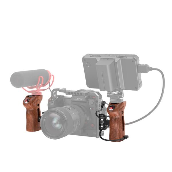 SmallRig 3323 Seiten Handle mit Gewinde und Record Start/Stop Fernauslöser 