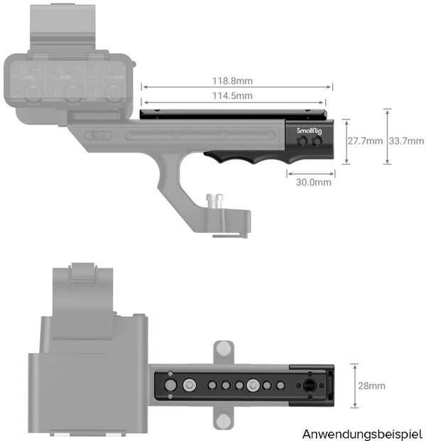 SmallRig 3490 Sony FX3 XLR Griffverlängerung 