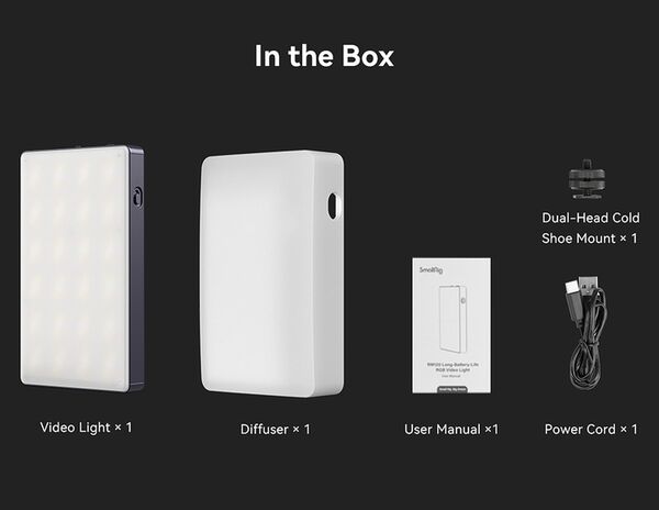 SmallRig 3808 RM120 Long Battery Life RGB Videoleuchte 