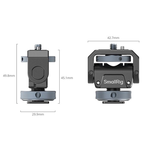 SmallRig 3809B Monitorhalterung mit Cold Shoe Mount (Basic) 