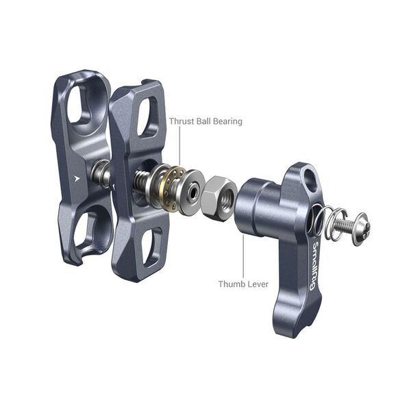 SmallRig 3873 Magic Arm mit Dual Ball Heads (1/4