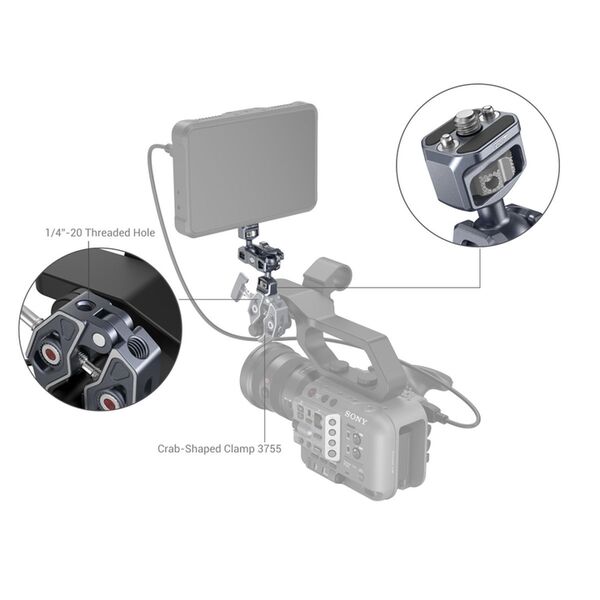 SmallRig 3873 Magic Arm mit Dual Ball Heads (1/4