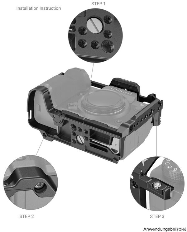SmallRig 3934 Cage für Fujifilm X-H2 / X-H2S 