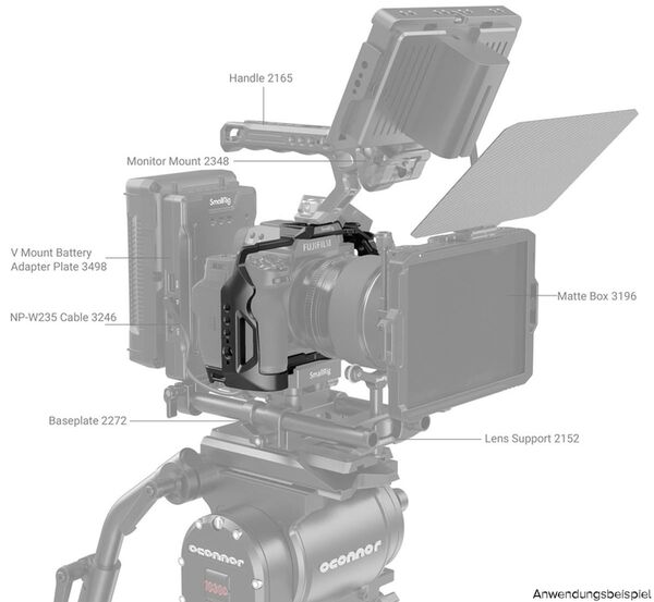 SmallRig 3934 Cage für Fujifilm X-H2 / X-H2S 
