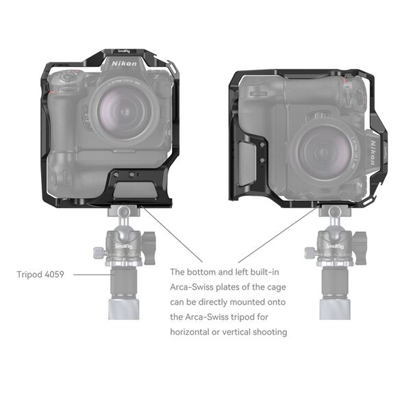 SmallRig 3982 Cage für Nikon Z 8 mit MB N12 Battery Grip 