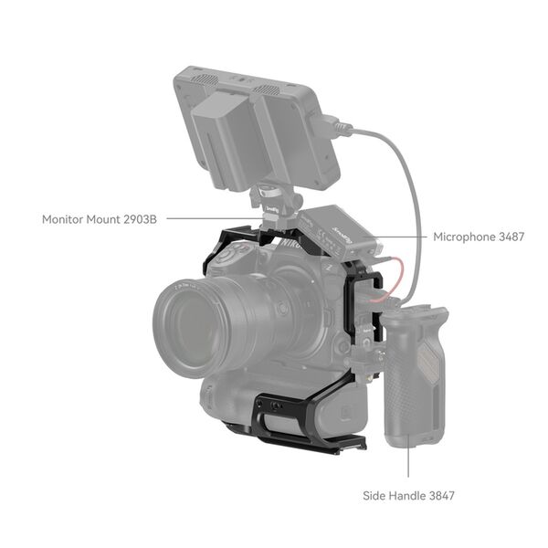 SmallRig 3982 Cage für Nikon Z 8 mit MB N12 Battery Grip 