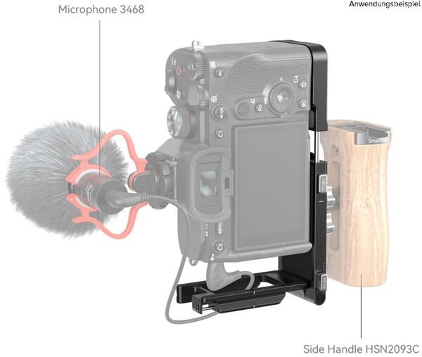 SmallRig 3984 Foldable L Bracket for Sony Alpha 7R V / Alpha 7 IV / Alpha 7S III 