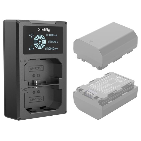 SmallRig 4087 Akkuladegerät  Sony NP-FZ100