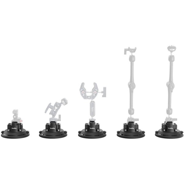 SmallRig 4122C 4 Suction Cup Camera Mounting Support for Vehicle Shooting 