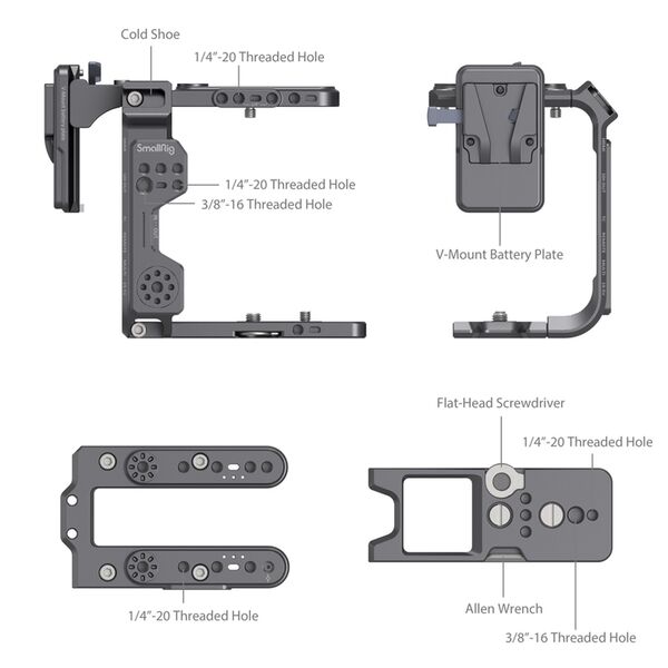SmallRig 4124 Cage Kit für Sony FX6 