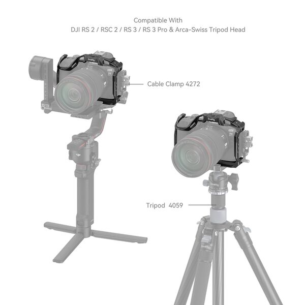SmallRig 4161 Cage Black Mamba für Canon EOS R6 Mark II 