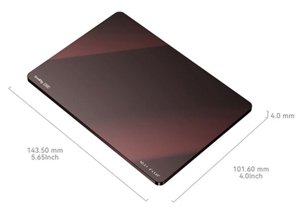 SmallRig 4228 CINE 4x5,65 ND 2,1 Filter (7 Blenden) 