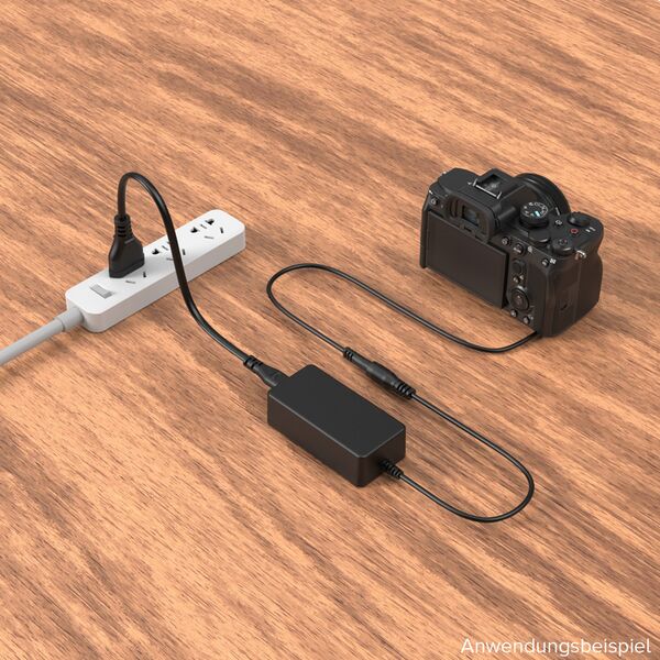 SmallRig 4269 NP-FZ100 Dummy-Batterie mit Netzadapter (EU-Standard) 