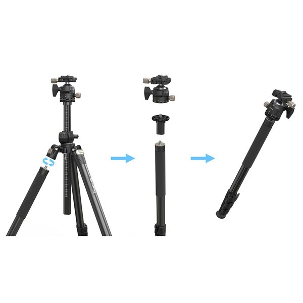 SmallRig 4288 Laterales Mittelsäulestativ CT200 