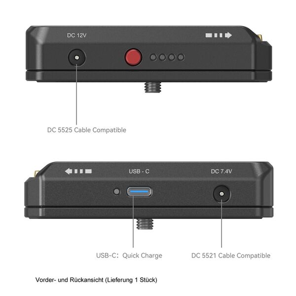 SmallRig 4340 NP-F Batterie-Adapter- Montageplattenkit 