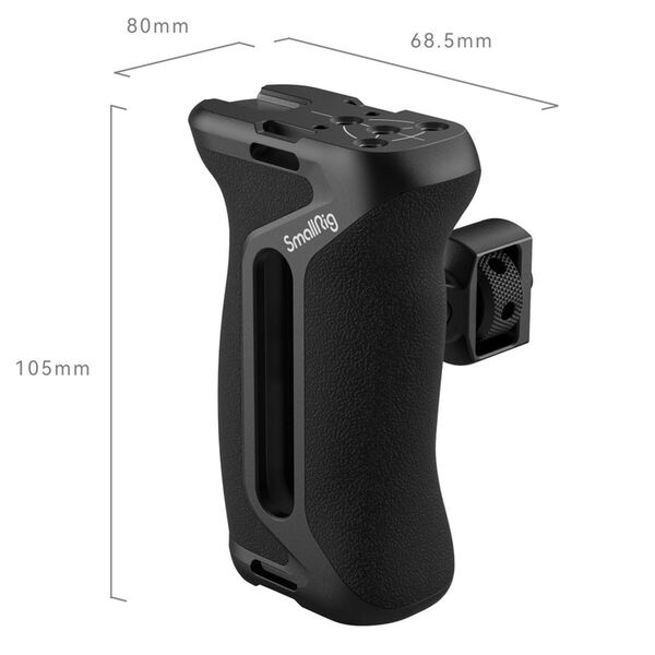 SmallRig 4346 Seitenhandgriff mit Zwei-in-Eins Lokalisierungsschraube 